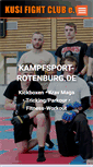 Mobile Screenshot of kusifightclub.de
