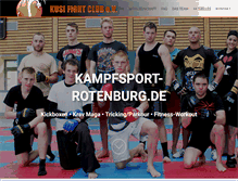 Tablet Screenshot of kusifightclub.de